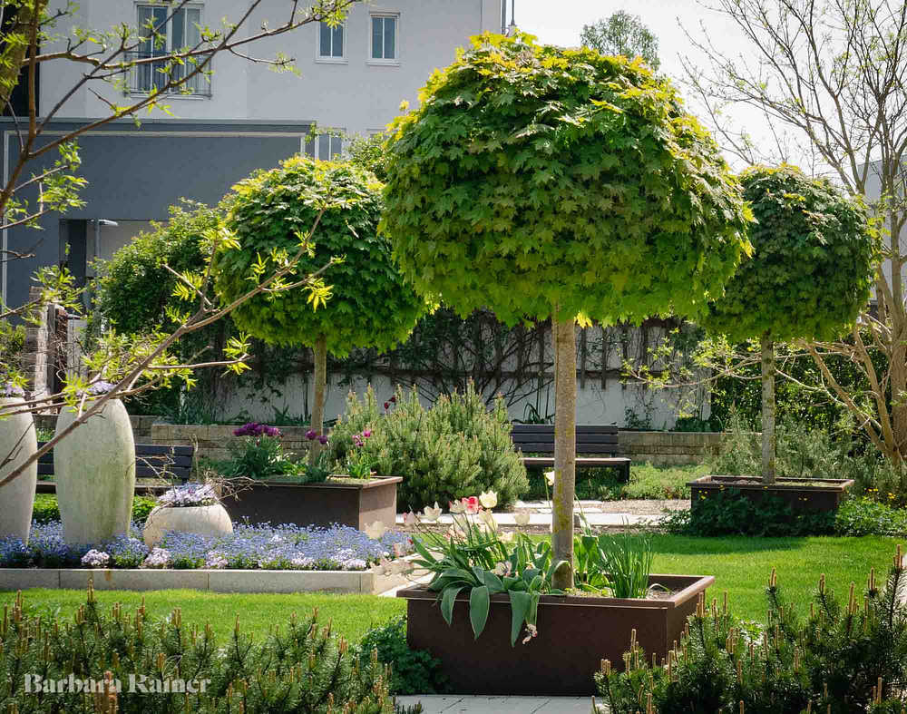 Gartendesign repräsentativer Hotelpark, Barbara Rainer