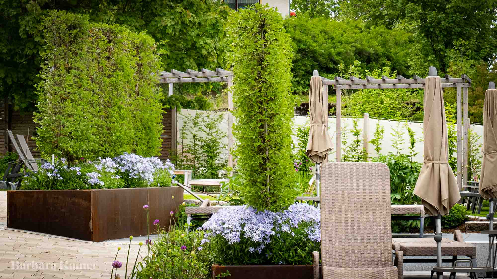 Gartendesign für einen Hotelgarten - Barbara Rainer